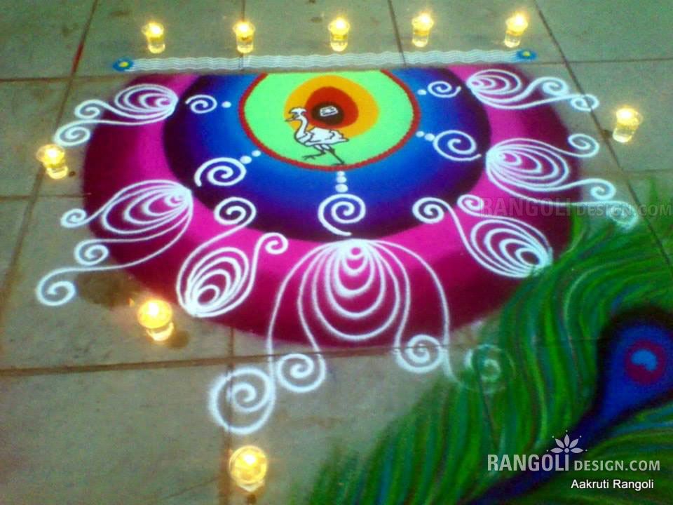 rangoli design by aakruti