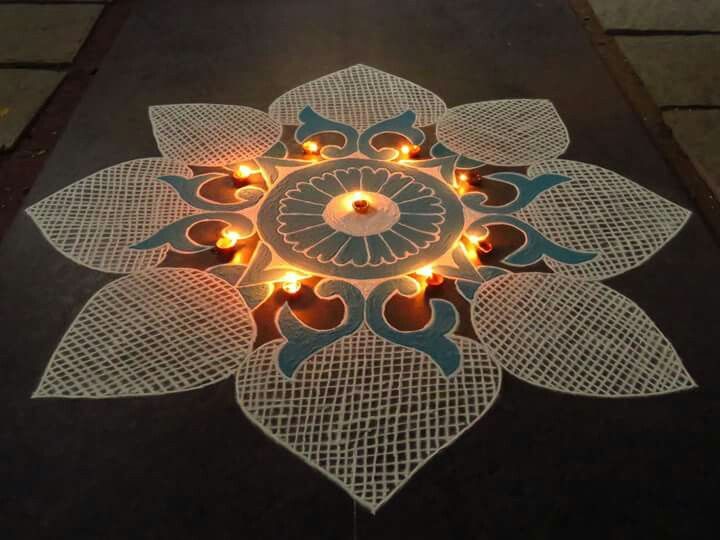 rangoli design by nupur saxena 10
