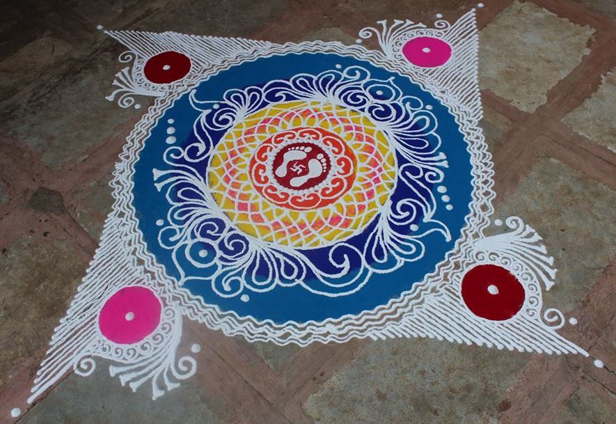 sanskar bharti rangoli design by homemakeoverin 11