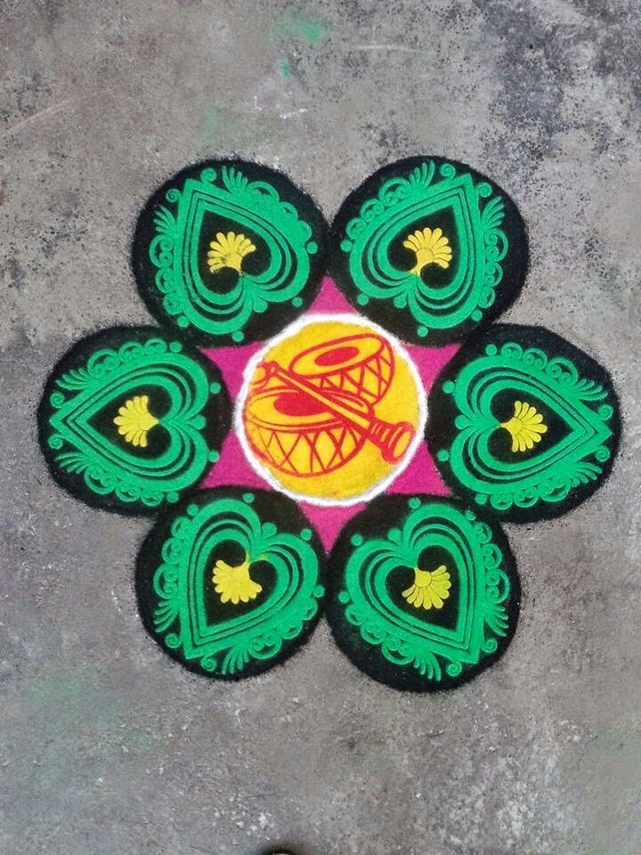 stencil rangoli design 11