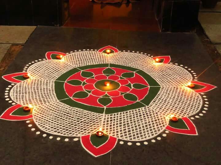 diwali rangoli design by nupur saxena 12