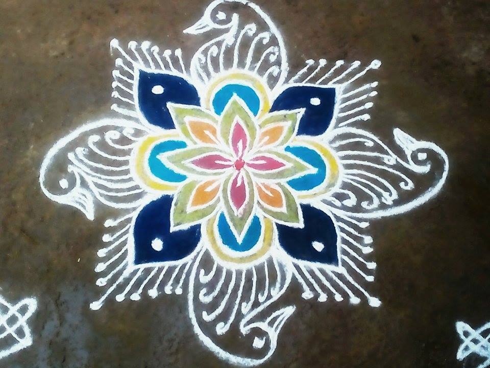 kolam design by uma raja 13