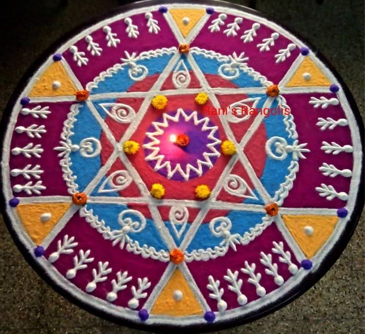 mandala rangoli design by ram 14
