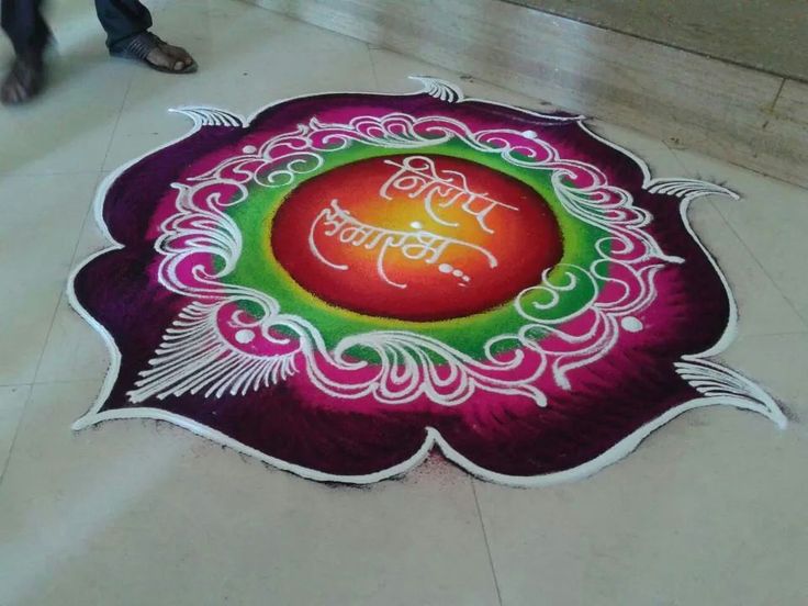 sanskar bharti rangoli design by shireen kauser 14