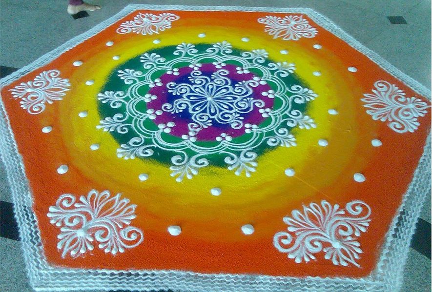diwali rangoli design by homemakeoverin 2