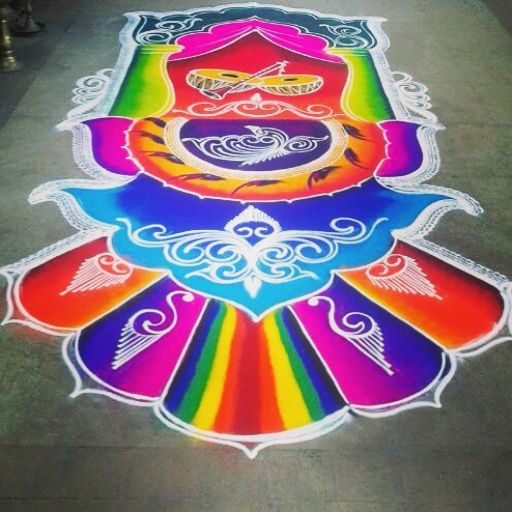 sanskar bharti rangoli design by shireen kauser 2