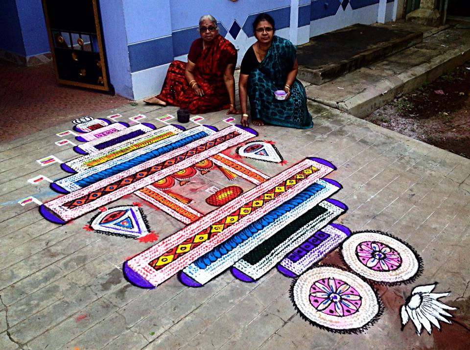 freehand kolam design by saroja krishnamoorthy mangalam srinivasan 21