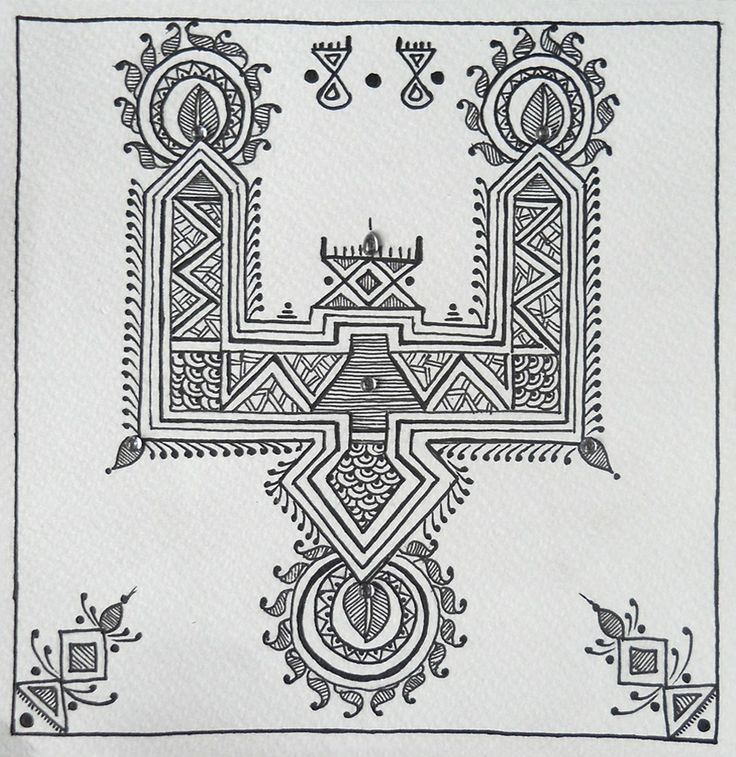 mandana rangoli design 21