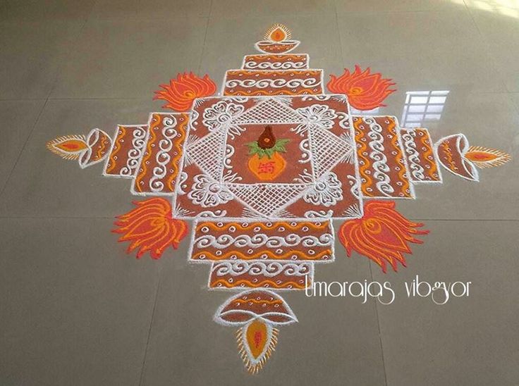 mandala rangoli design by umarajas vibgor 4