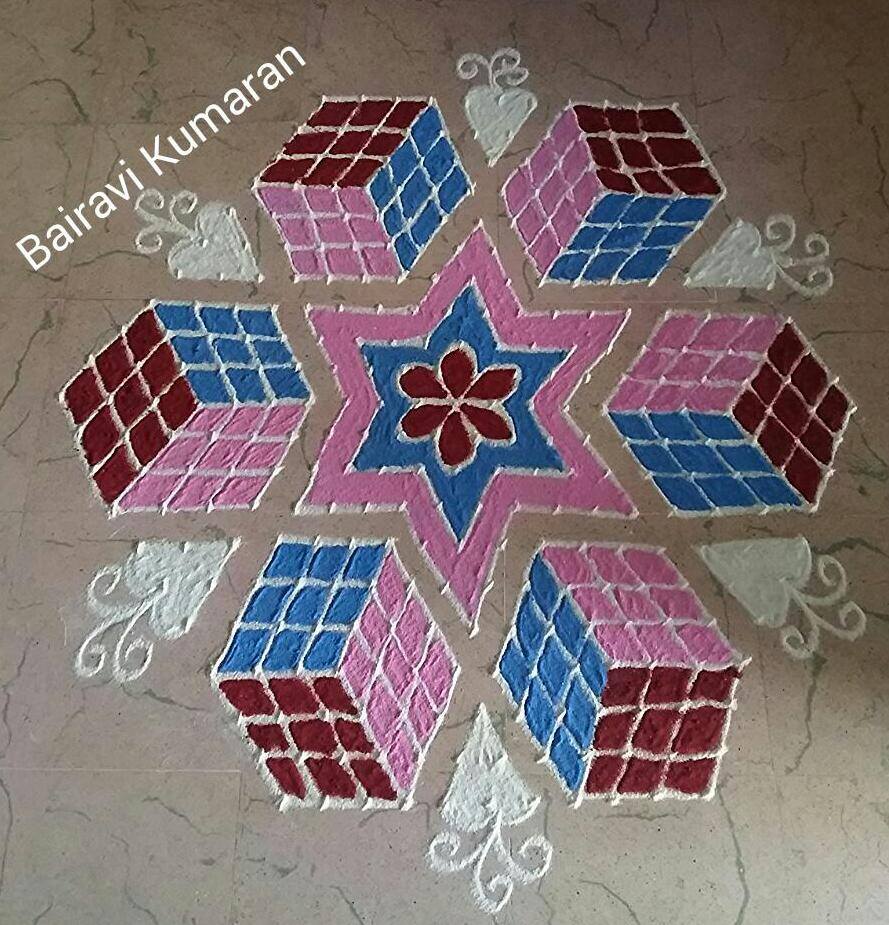 margali kolam design by bairavi kumaran 4