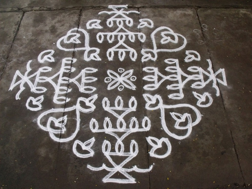ner pulli kolam by rathna 4