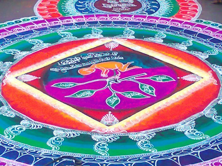 sanskar bharti rangoli design by shireen kauser 4
