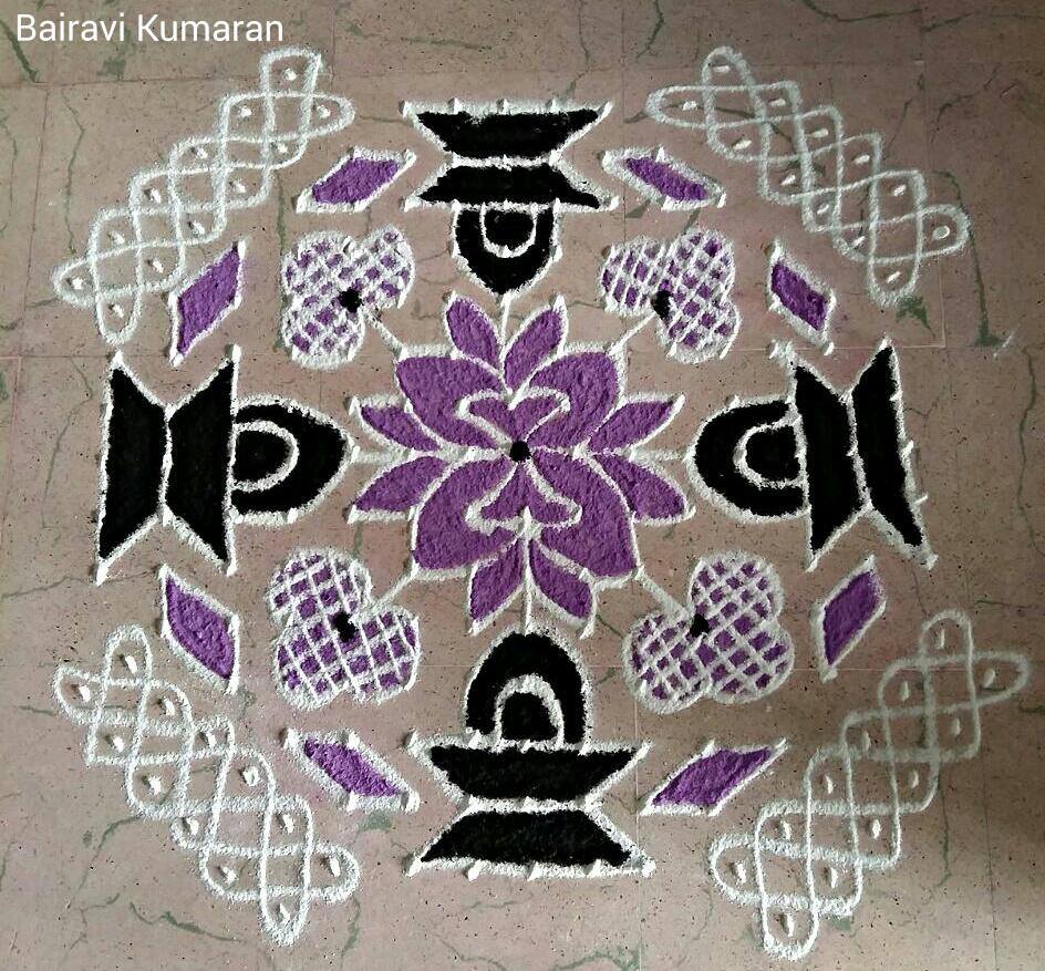 margali kolam design by bairavi kumaran 5