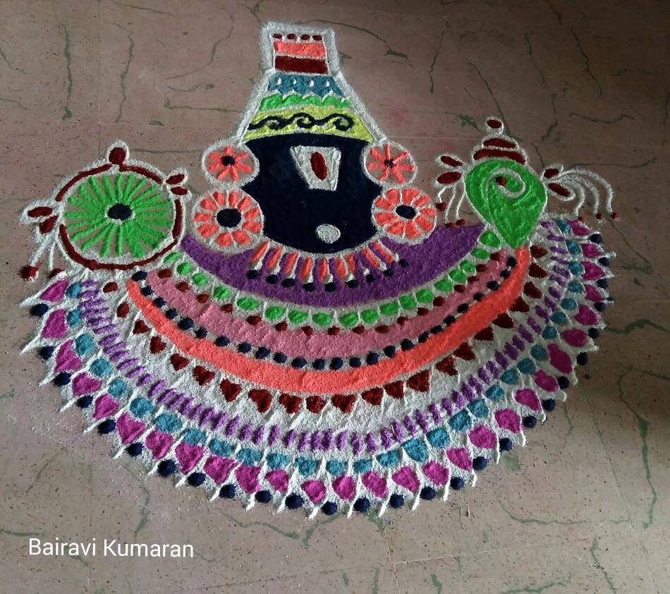 margali kolam design by bairavi kumaran 6