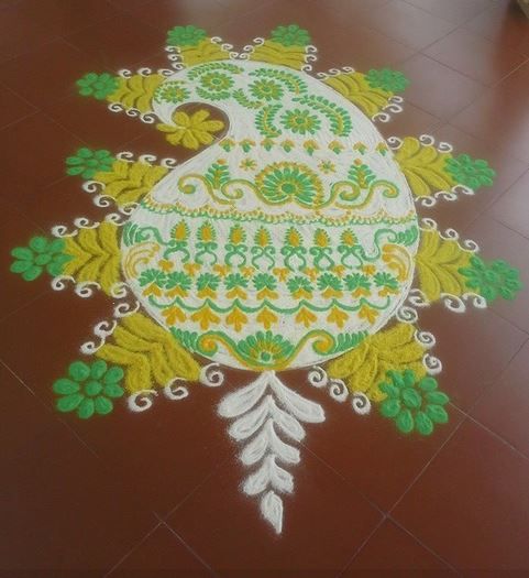 mango mash kolam design 7