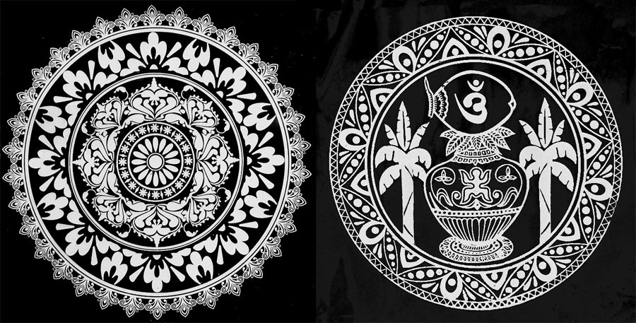 traditional alpana design 7