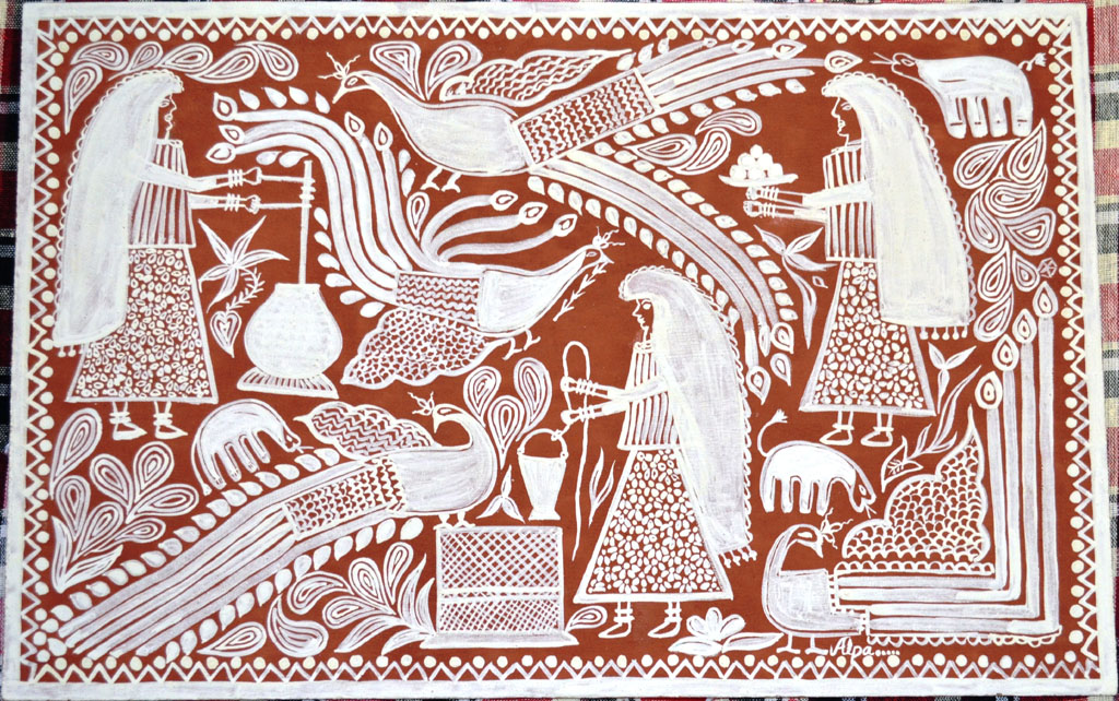 mandana rangoli design by alpa 8