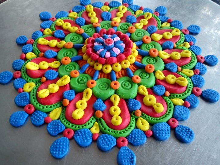 playdoh rangoli design 8
