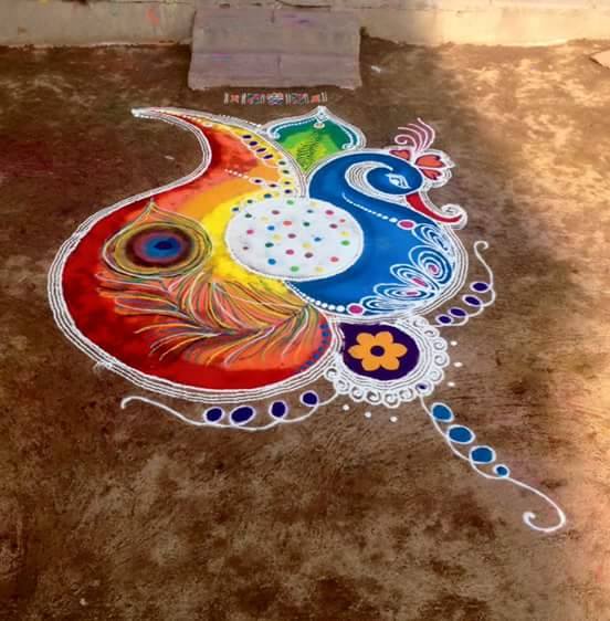 rangoli design by suhas mane 8