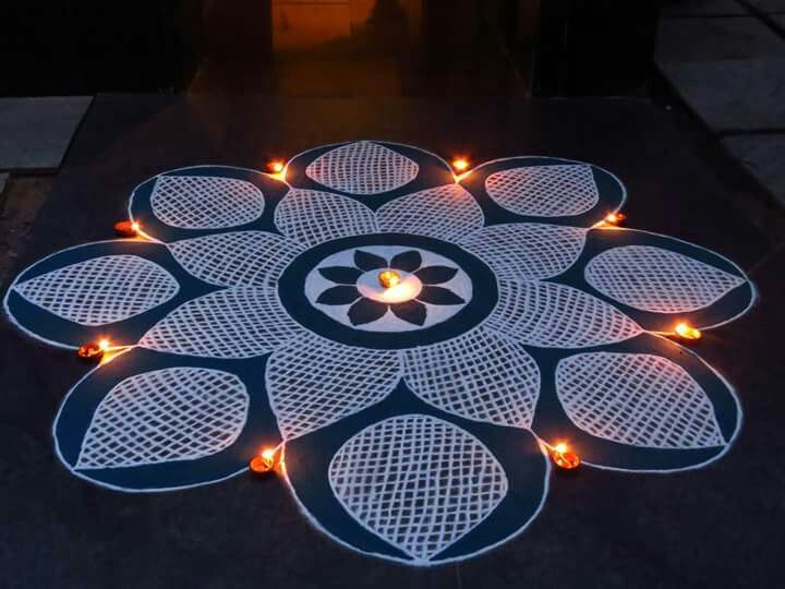 diwali rangoli design by nupur saxena 9