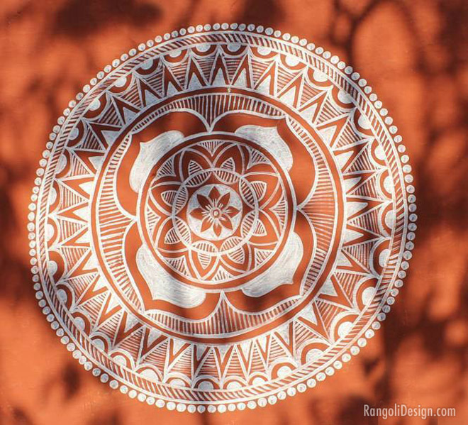 mandana rangoli design