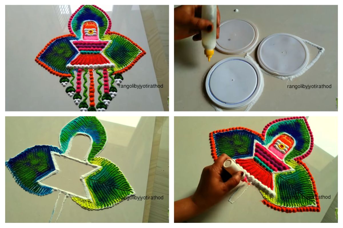 rangoli design shivarathri by jothi rathod 13