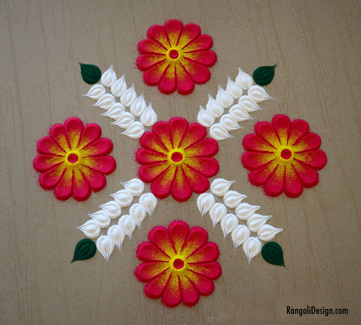 rangoli design children simple border by menaka rangoli 21