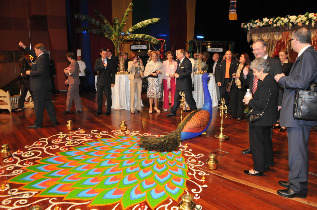 peacock rangoli design by rob spalding 1