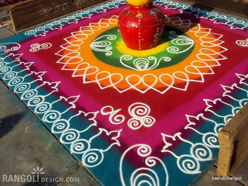rangoli design for diwali by aakruti 1