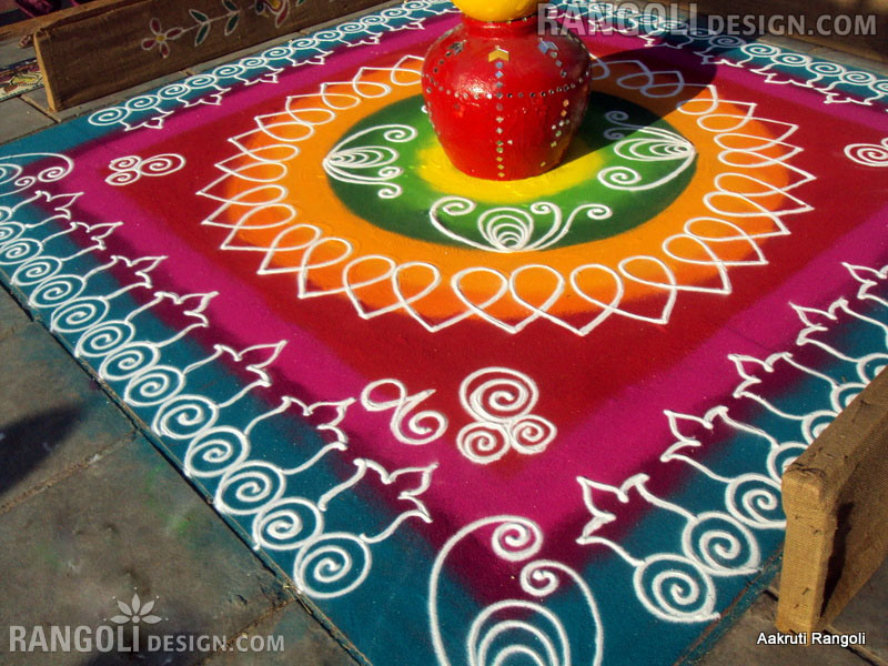 rangoli design for diwali by aakruti 1
