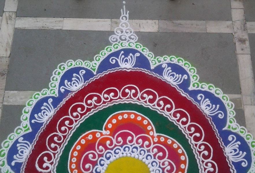 sanskar rangoli design by dhanshri mohan hansawar‎ 12