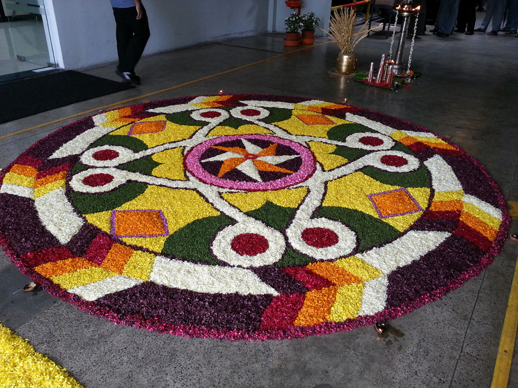 onam pookalam design by rajesh rajagopalan 14