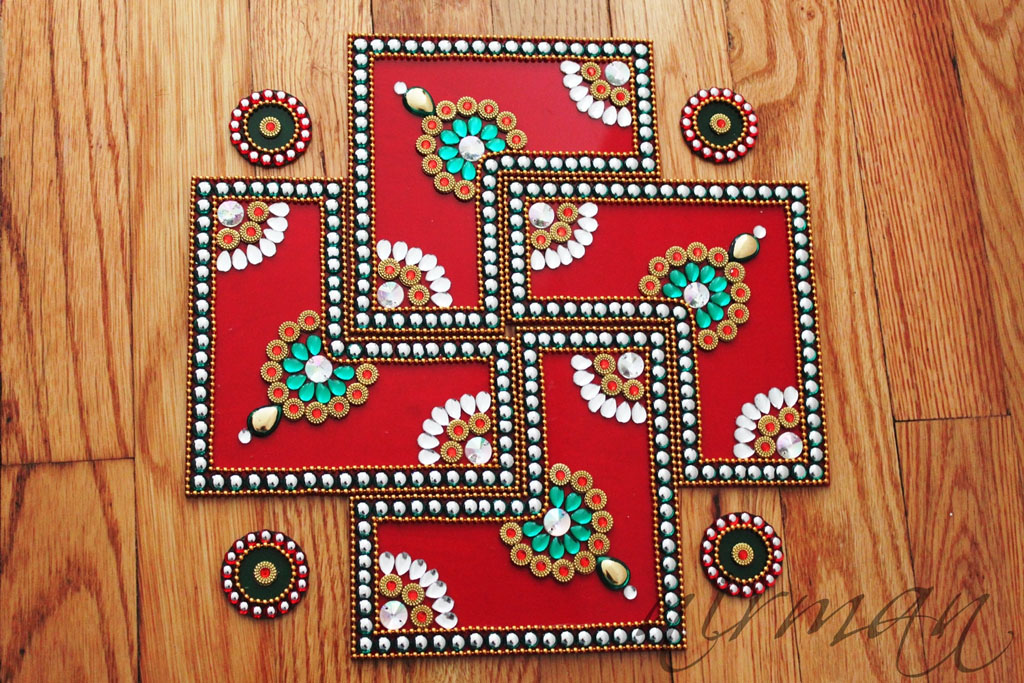 acrylic rangoli design by nirman 15