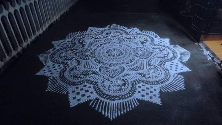 diwali rangoli design by lakshmi devi 17