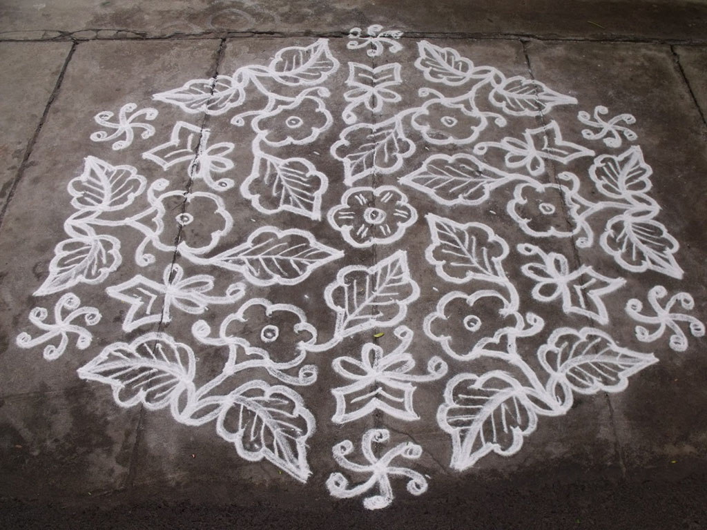 dotted kolam 19