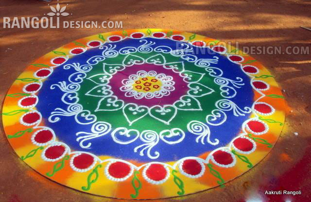 rangoli design by aakruti 35