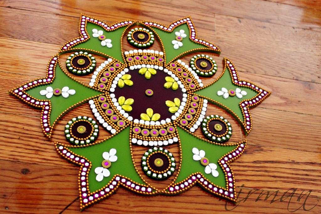acrylic rangoli design by nirman 5