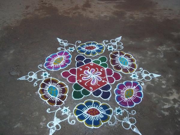 dotted kolam 5