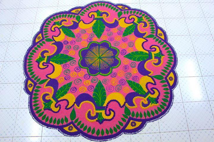 diwali rangoli design by aakruti 8