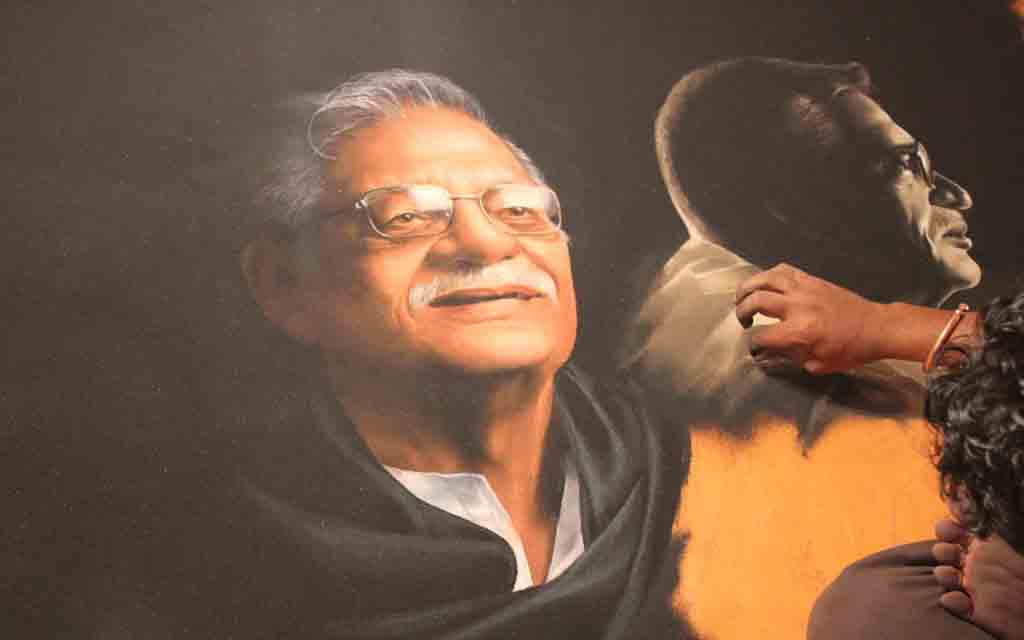 portrait rangoli design 8