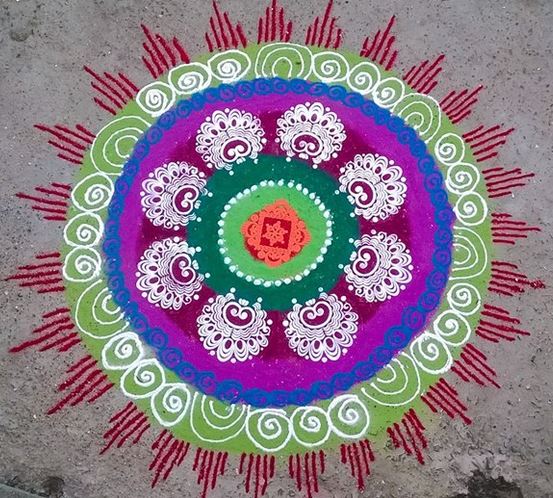 stencil rangoli design 8