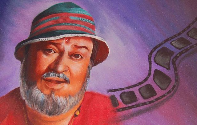portrait rangoli design 9