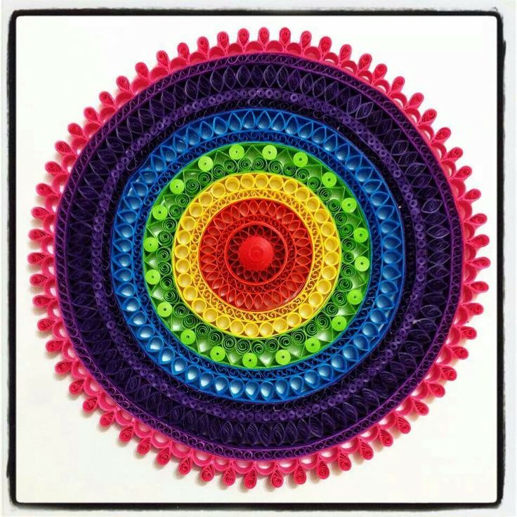 quilling mandala rangoli design 9