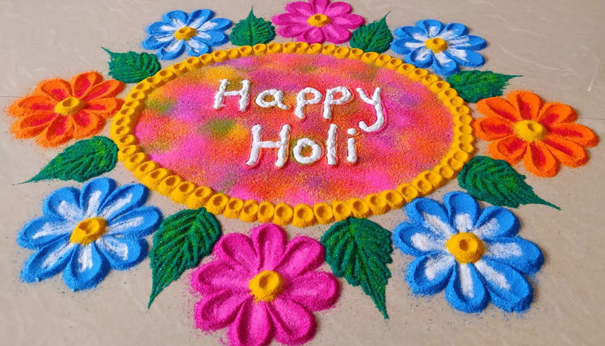 holi color festival rangoli 14