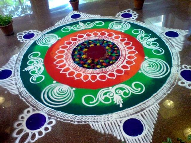 beautiful sanskar bharti rangoli design
