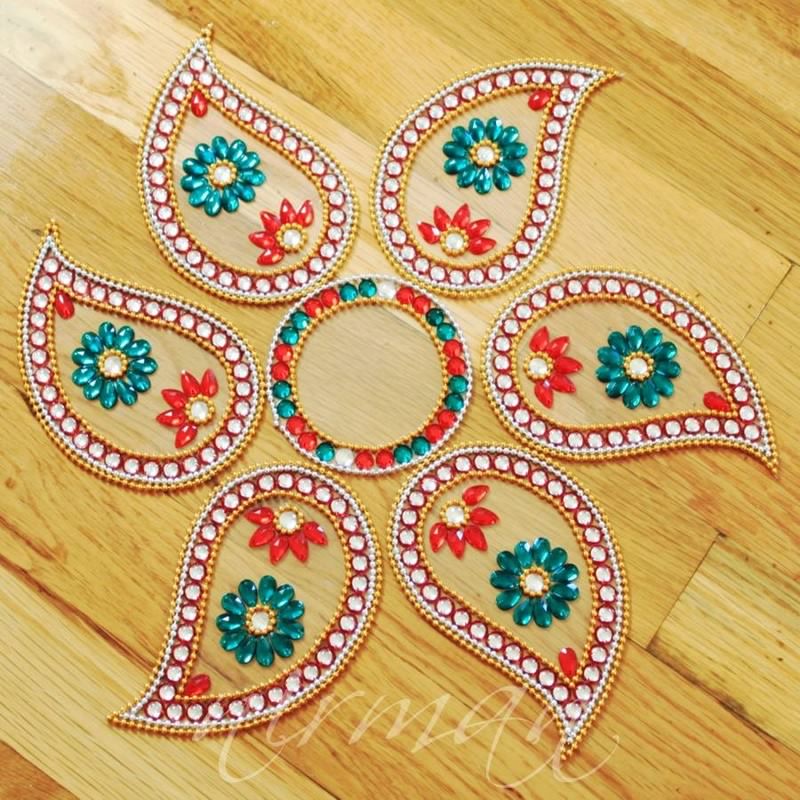 kundan rangoli design by nirman 12