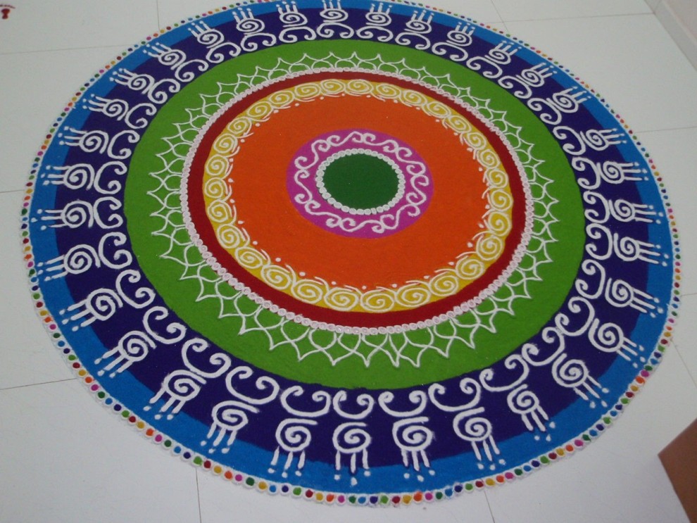rangoli design by keshav pai 13