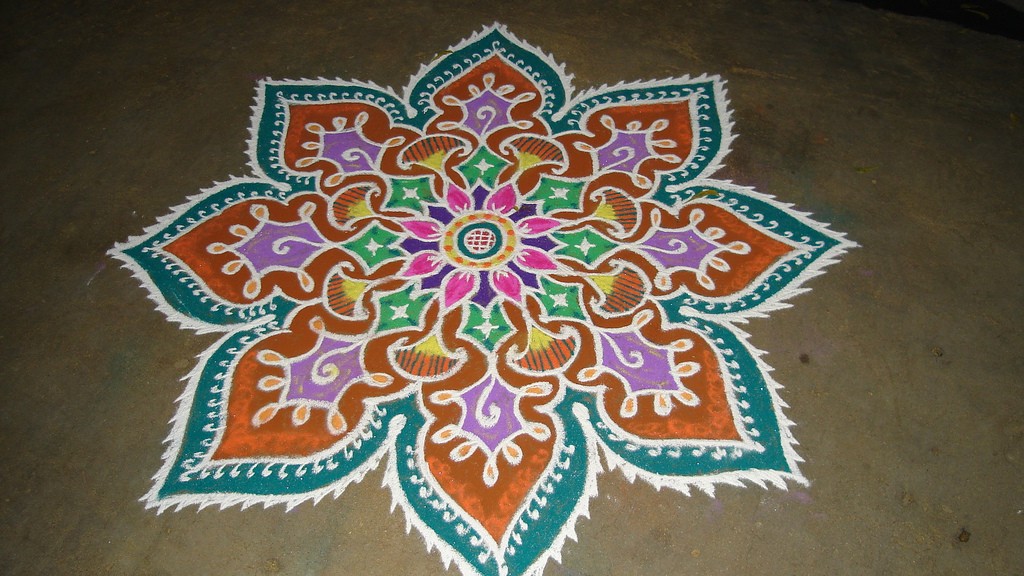rangoli design by keshav pai 14