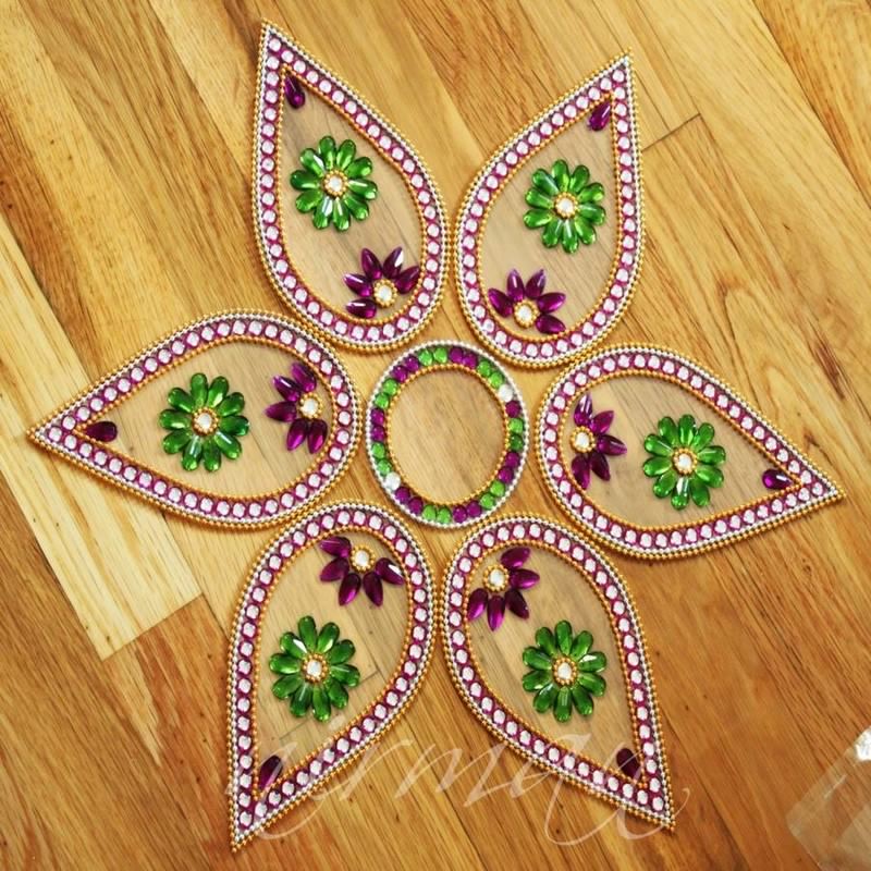 kundan rangoli design by nirman 15