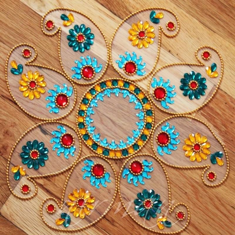kundan rangoli design by nirman 20